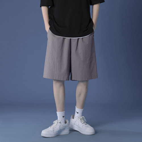 2023夏季短裤男薄款裤子潮流百搭速干纯棉五分裤DK651-特批25，男装休闲裤，星座718-1
