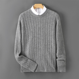 高品质男士羊毛衫羊毛斜纹抽条设计时尚百搭舒适保暖男装,男装羊毛衫,嘉日羊绒