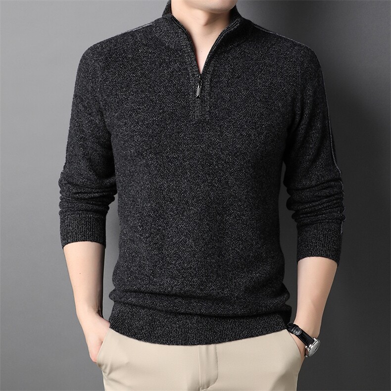 D77858钱塘2020-2冬季厚款商务休闲中年男士时尚百搭羊毛衫P180,男装针织衫/毛衣,钱塘207-2