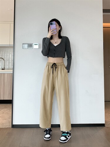 中性运动风2023新款休闲运动九分裤舒适直筒裤1216-特批：20,男装休闲裤,星座718-1