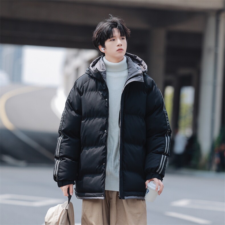 三防料抖音品质现货10W件宽松加绒加厚棉衣外套棉服BM333特P85,男装棉衣,电商A486