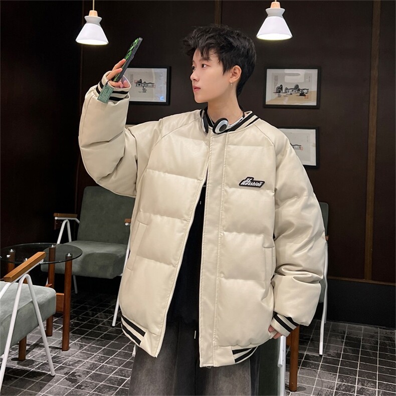 DSA028-MY2101P110冬季新款棒球服皮棉衣男外套控138,男装棉衣,电商A028