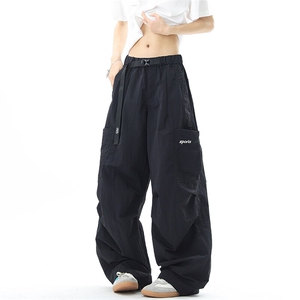 新款多口袋宽松直筒裤高街美式嘻哈裤11  XZ211-1-K2552-P60 控88图片