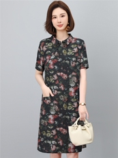 2026夏季新款时尚气质显瘦休闲舒适连衣裙，女装连衣裙，独衣靓
