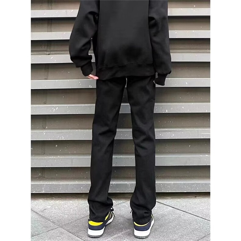 牛仔裤男春秋潮流街头ins百搭显瘦水洗裤休闲直筒裤NZC08,男装牛仔裤,星座516A