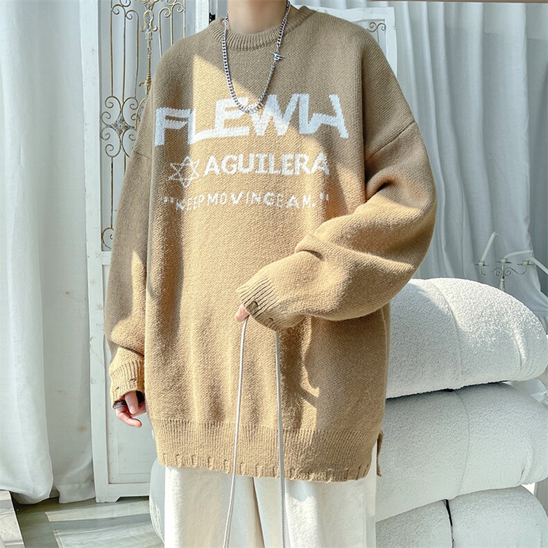 2025新款男装新款秋冬针织衫百搭潮流港风毛衣D321-1-DM305-P65,男装针织衫/毛衣,电商D321-1