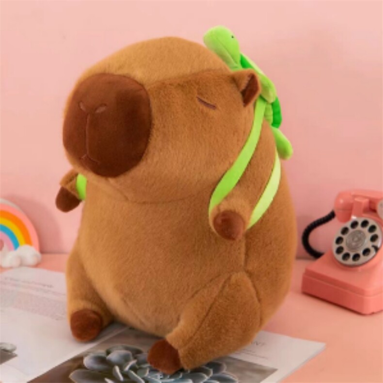 背包水豚，春兰毛绒玩具