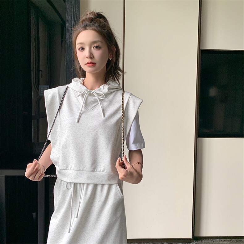 【新款已出货】休闲时尚假两件套装裙2C052-T88-P125-K178,女装套装/套裙,2C052