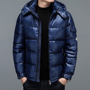 羽绒服男冬季新款连帽可拆上衣中年商务休闲爸爸冬装厚款保暖外套图片