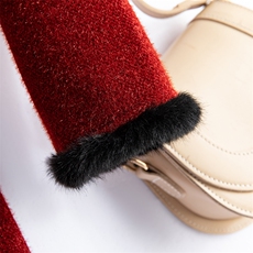 水衣源8105款冬季加厚弹力绒打底旗袍裙，女装汉服/婚纱/旗袍/礼服，水衣源