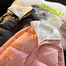 ！2023冬新款男士加绒加厚棉衣高品质纯色棉服外套MY100特P75，男装棉衣，电商B220