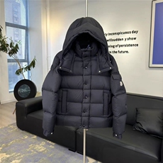 (网图)欧货哑光保暖羽绒服舒适可摘卸活帽经典款313B-7777-P230，男装羽绒服，星座313B
