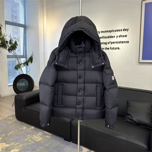 (网图)欧货哑光保暖羽绒服舒适可摘卸活帽经典款  313B-7777-P230图片