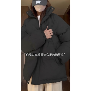 现货高品质美式高街冬季重磅三防加厚羽绒棉衣厚外套面包棉服图片