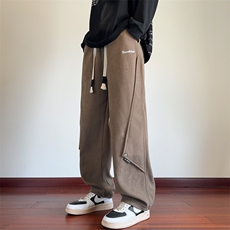 ！2025秋冬加厚男士工装直筒裤百搭宽松休闲裤WK2060特P45，男装休闲裤，电商B220