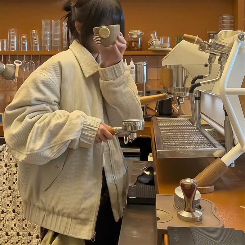 韩定织猎户米线条刺绣灯芯绒夹棉棉服夹克JKMF009P118，男装夹克，星座1004（原星座815-3）