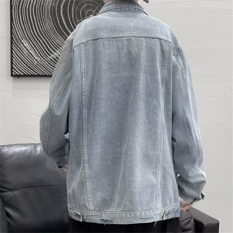 男秋季外套潮牌街头牛仔夹克W318P55,男装夹克,星座1116-2