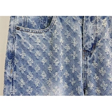 K1107-p39-(网络图）大量现货小魔怪提花牛仔裤直筒裤老爹裤长裤，男装牛仔裤，星座103A-1
