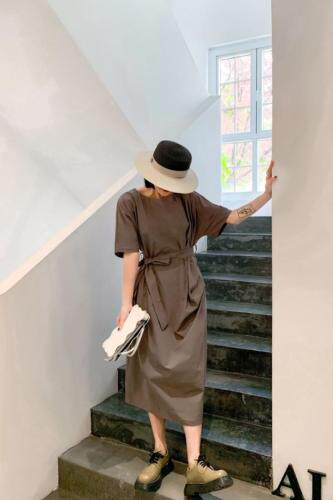 收腰连衣裙，女装连衣裙，佳拉佳丝