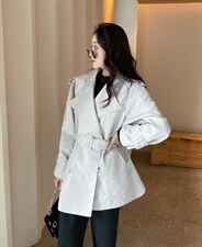 香丽迪秋装新款短款风衣，女装风衣，香丽迪1