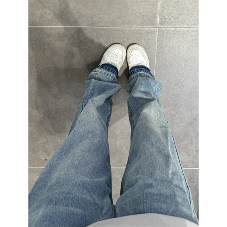 【网图】cleanfit蓝色牛仔裤男修身直筒窄版vibe裤子NZ07LL-特P50,男装牛仔裤,星座1007（原301D）