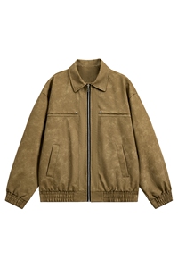 2026春季新款得物品质休闲皮夹克飞行服皮衣男外套PY2472-P50图片