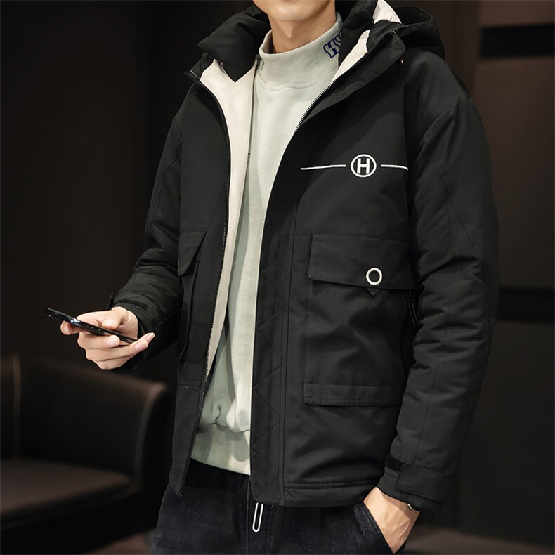 男士休闲连帽加厚保暖棉衣外套棉服棉袄冬季防寒开衫男装M999,男装棉衣,电商B226-2（原B217-2）