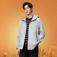 2026新款连帽外套男士宽松休闲机能风拼接夹克XZ309JK8655P78，男装夹克，星座309（原A406）