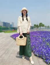 纯苎连衣裙小衫裤子裙子衬衣 时尚风 风淑女风休闲风，女装连衣裙，川哲