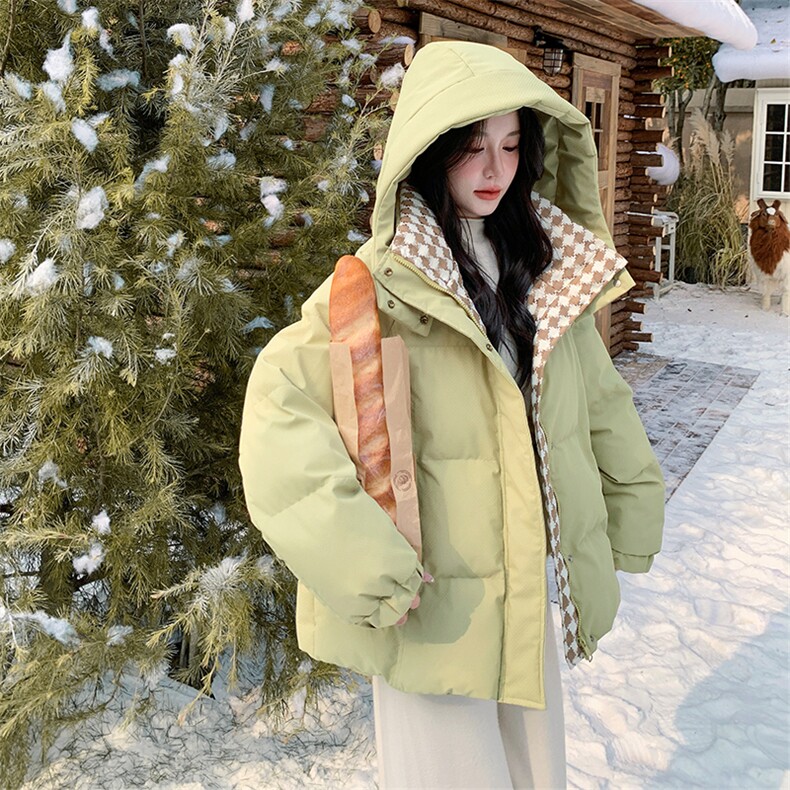 现货绿色羽绒服女90白鸭绒2025冬新303-Y6869绿-P320-K468，女装羽绒服，宁宁家