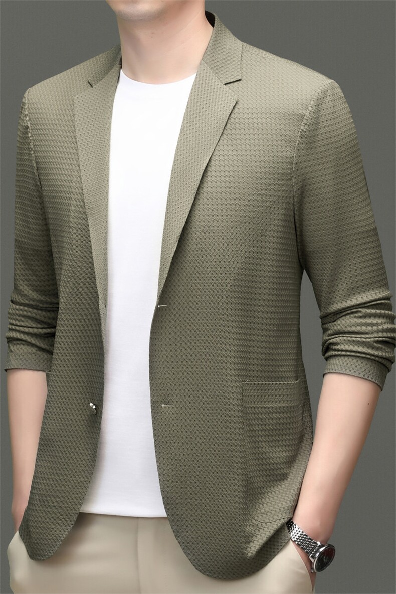 R-XF1006男式春秋新款长袖简约西服休闲商务便服西装单西,男装西服套装,电商B360