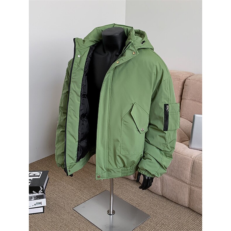 堆堆袖棉衣男冬季新款港风休闲连帽棉服学生面包服MF9006-P95,男装棉衣,星座214-3