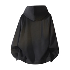 抖音得物二开25秋冬重磅全棉三条杠织带连帽卫衣开衫外套W71，男装卫衣，电商A486