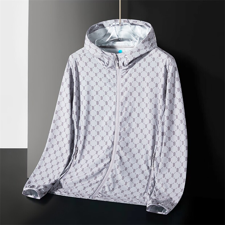 新款防晒衣透气夏季户外冰丝薄款防晒服防紫外线男外套9068-P50，男装防晒衣，星座717