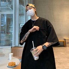 T恤夏季潮圆领ins流行时尚潮牌城市风貌男五分袖新款ST096-P30，男装T恤，星座412-3