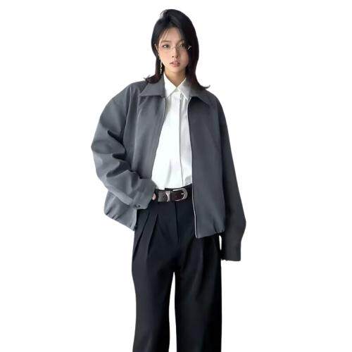 A170-P592025美式翻领夹克男女士外套春季宽松纹理上衣休闲,男装T恤,电商B323A