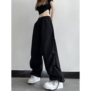 B221多巴胺美式街头hiphop休闲情侣彩色速干裤LK23119-P55控78