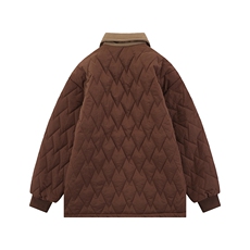 撞色菱格棉衣my9178p138，男装棉衣，电商A138B