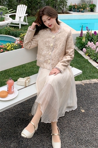 现货新款2025春季小香风外套1C119-8853-P155-K238图片