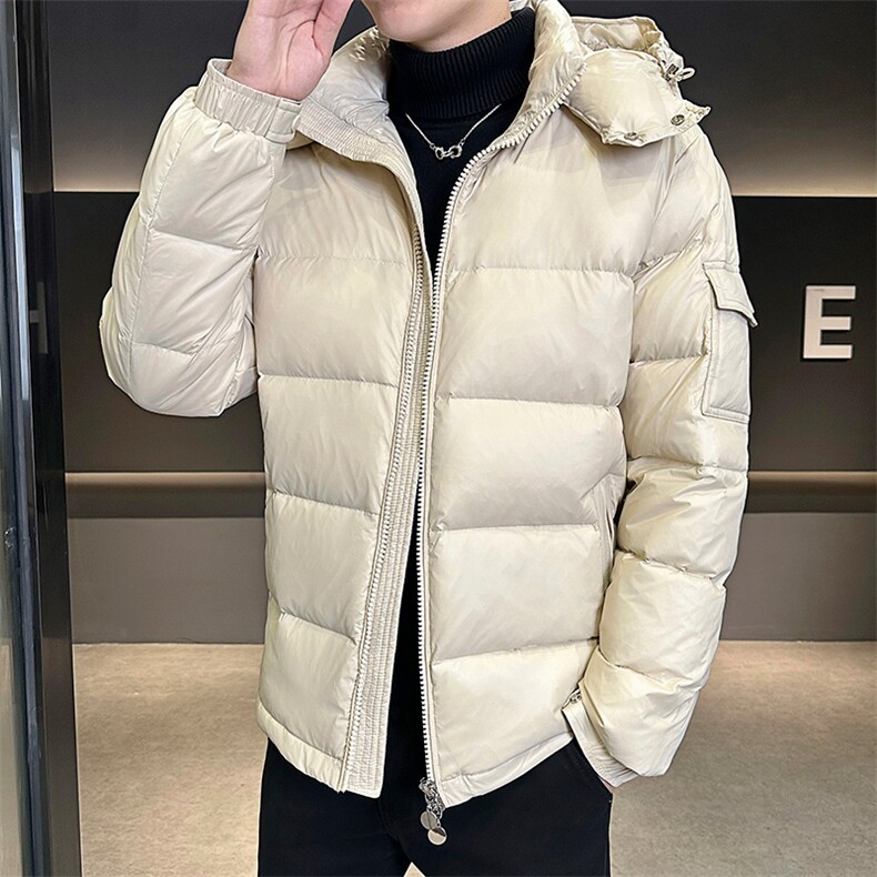 2025标同款羽绒服男女情侣直播亮面新标高品质图片
