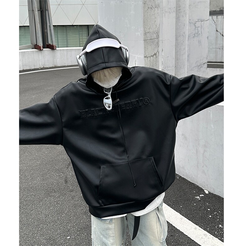美式ins高街风暗黑小众圆领皮卫衣套头皮衣外套现货-PY01-P75,男装皮衣,电商B327