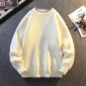 2024【新品】秋冬圆领毛衣男士针织打底衫潮流百搭-M5090-P48图片