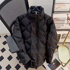 菱形格美式棉服男冬季痞帅炸街vibe外套立领潮牌面包服MY2666-P92，男装棉衣，星座1008