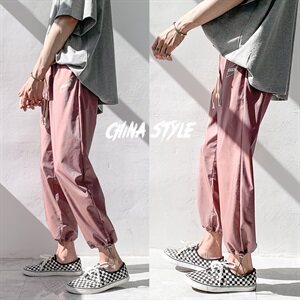 夏季潮流9分裤 变色反光 男士休闲九分裤  C47/P50图片