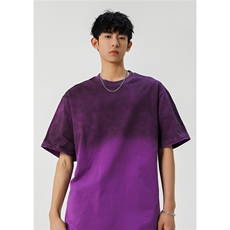 2026新款潮牌短袖宽松韩版扎染工艺T恤T7020/P4878，男装T恤，星座202