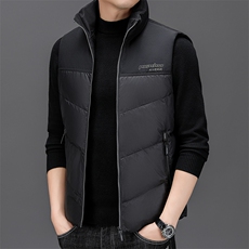 BZW2217钱塘2020-2新款时尚休闲冬季厚款中年男士羽绒服马甲P155，男装羽绒服，钱塘207-2