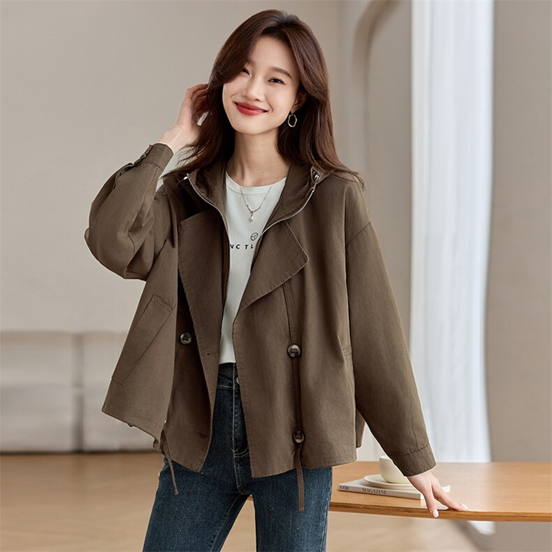 现货纯棉派克服，女装派克服，韩派