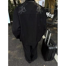 W9359-P80网图现货新款美式复古披荆斩棘夹克外套设计感高街，男装夹克，星座1608-2
