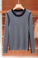 套头长袖圆领纯色山羊绒针织衫显瘦潮流上衣，女装羊绒衫，布莱羊绒