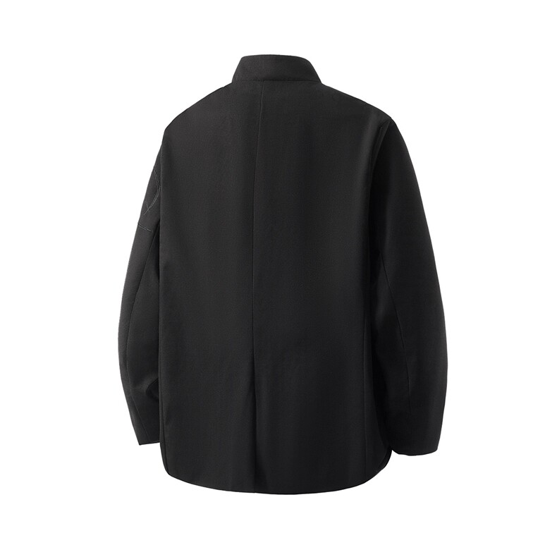 可二开白底「折棘」荆棘立体绣大码M-5XL中式西服XF78058P90控138,男装西服,星座227-7